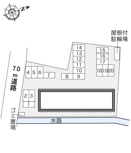 エクレール(34387)の駐車配置図