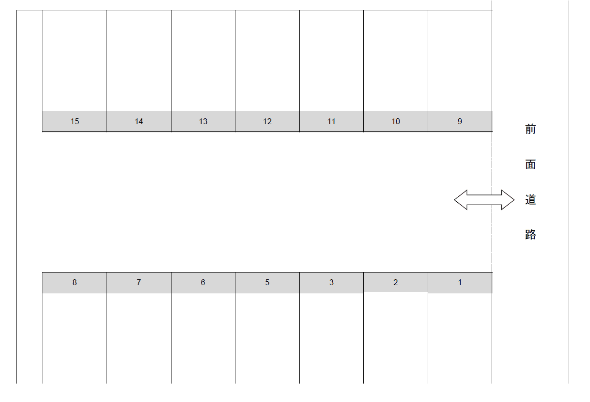 Ｍパーク学校町の駐車配置図