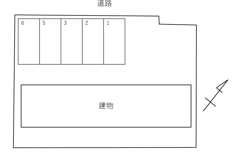 ファミーユの駐車配置図