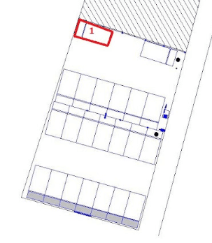 埼玉吹上駅前第２の駐車配置図