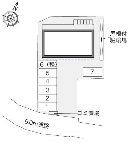 サニーコート竹松(31573)の駐車配置図