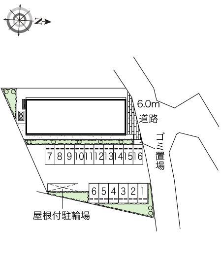 ひこうき雲(44637)の駐車配置図