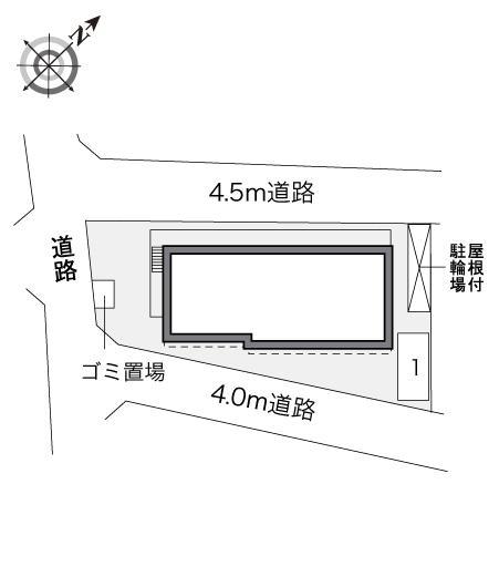 カームＹＯＳＨＩＤＡ(34188)の駐車配置図