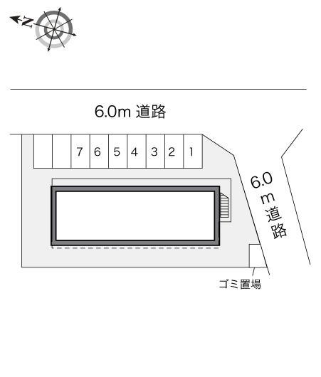 ハピネス(23293)の駐車配置図