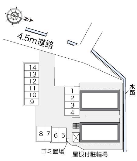 ボヌールメゾン　ＴＭ(31248)の駐車配置図