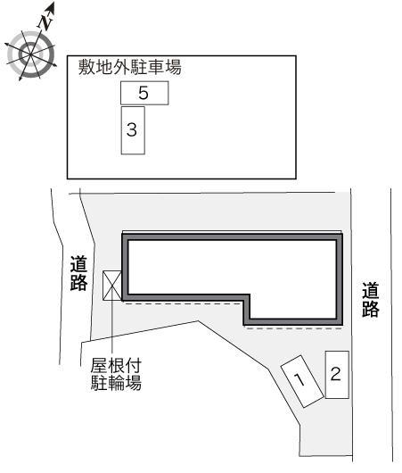 みやま館(34702)の駐車配置図
