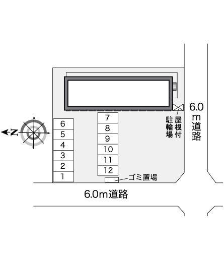 フロンティア(26312)の駐車配置図
