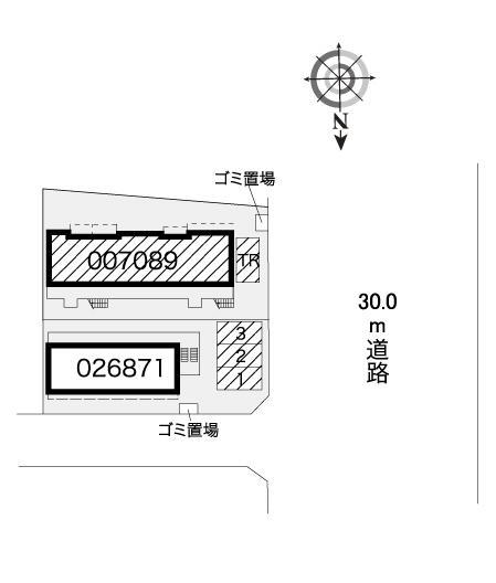 ＮＡＫＡＪＩＭＡ(7089)の駐車配置図