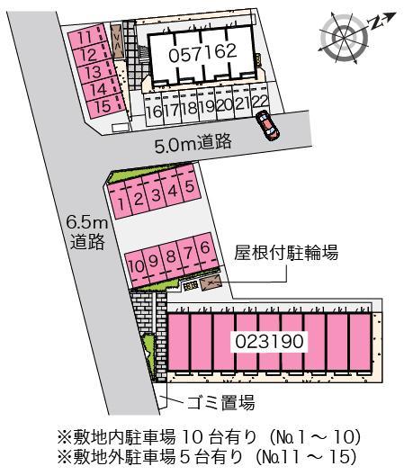 Ｋｅｎｄａ(23190)の駐車配置図