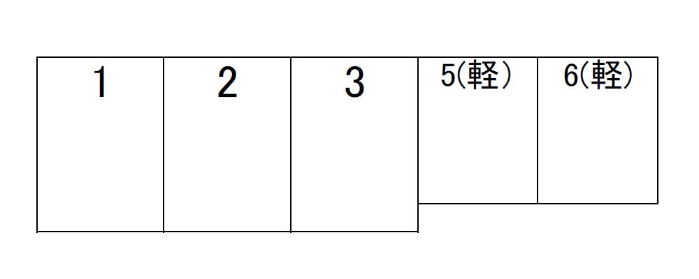 疋田１丁目Ｋ駐車場の駐車配置図