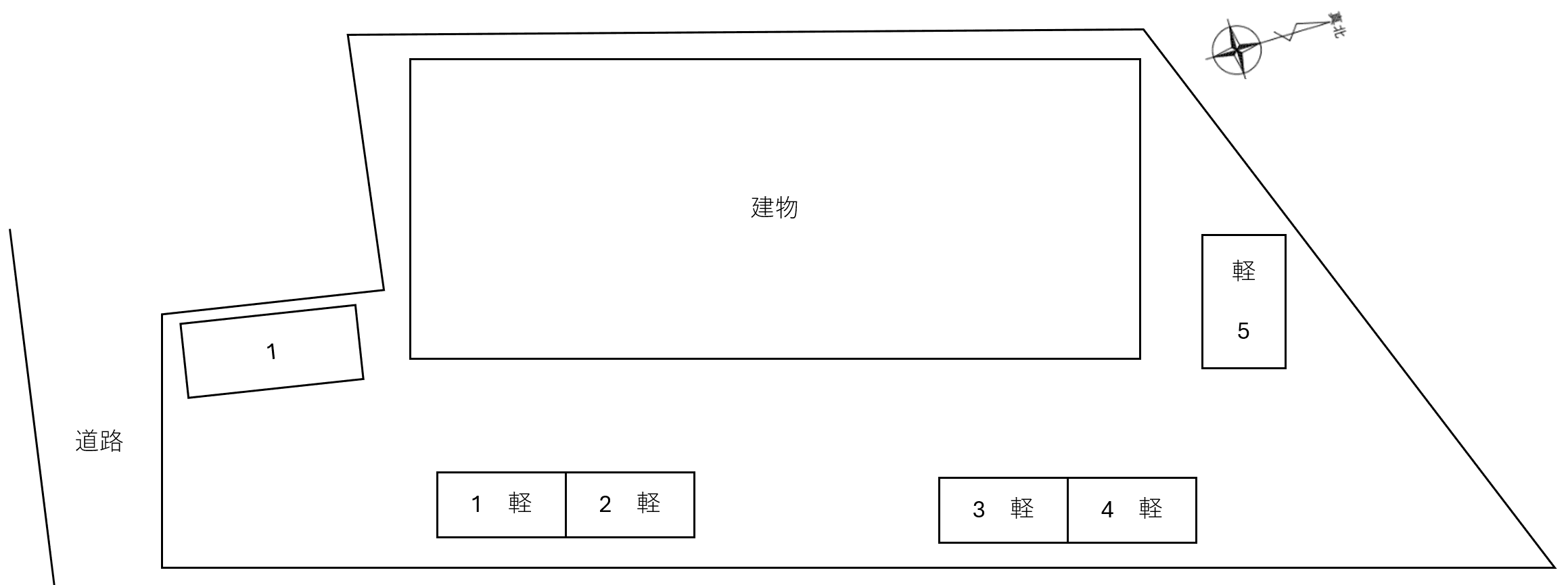 エクシア廿日市(入居者専用)の駐車配置図
