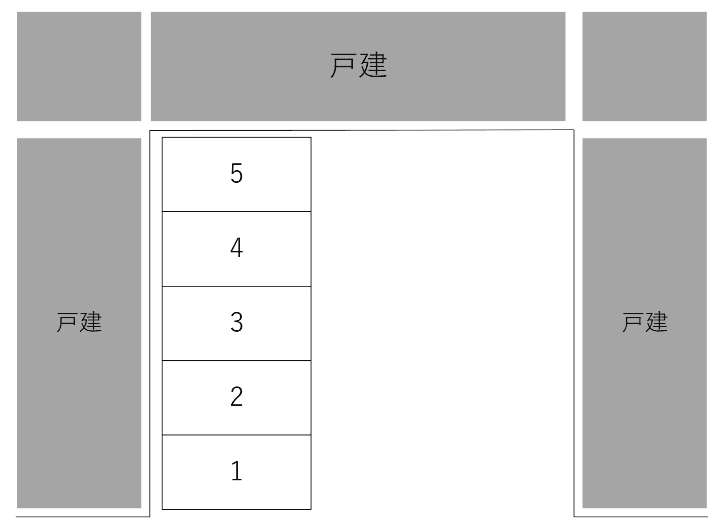 前原東6丁目駐車場の駐車配置図