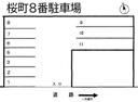 桜町8番駐車場の駐車場