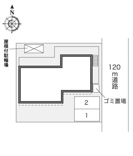 ＡＫＡＳＥ(28568)の駐車配置図