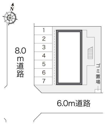 トモエ(17675)の駐車配置図