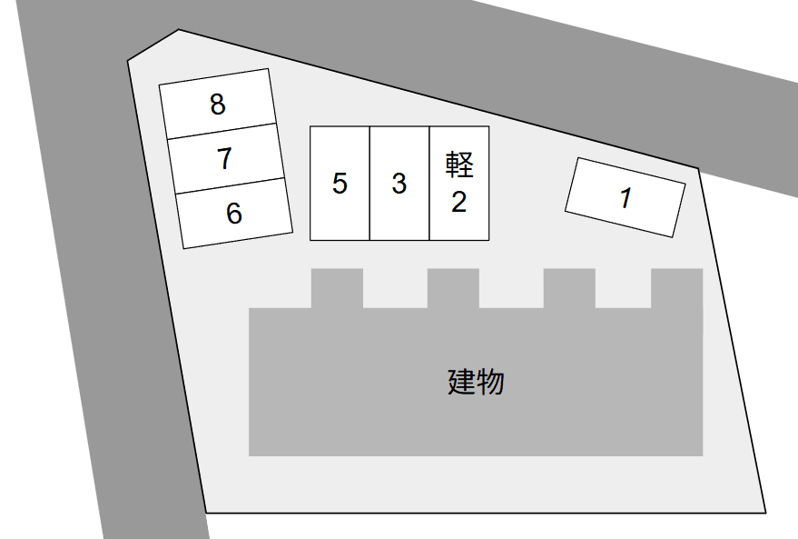 Ｈａｒｖｅｓｔ　Ｓａｋｕｒａの駐車配置図