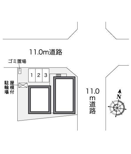南円山(27365)の駐車配置図