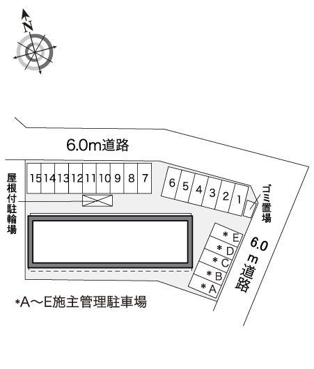 海波(30961)の駐車配置図