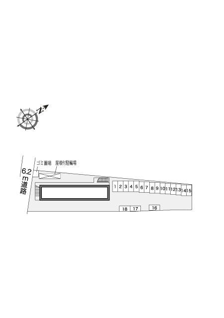 ＫＯＭＡＴＳＵ(12720)の駐車配置図