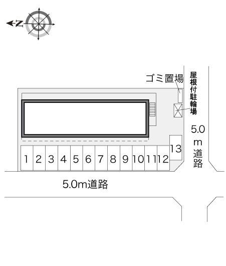 サンキエム下条(31835)の駐車配置図
