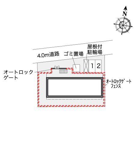 バーディーパレス(36234)の駐車配置図
