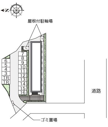 ロフォス(13375)の駐車配置図
