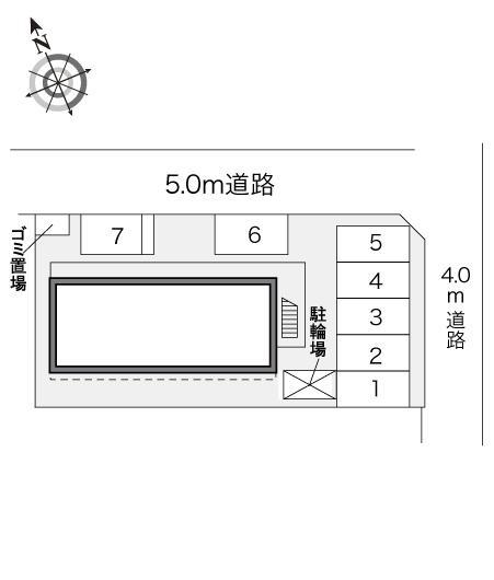 ＫＡＺＡＭＡ(24567)の駐車配置図