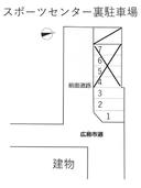 スポーツセンター裏駐車場第一の駐車場