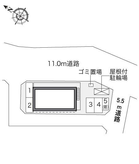 Ｃｅｄｒｅ(33903)の駐車配置図