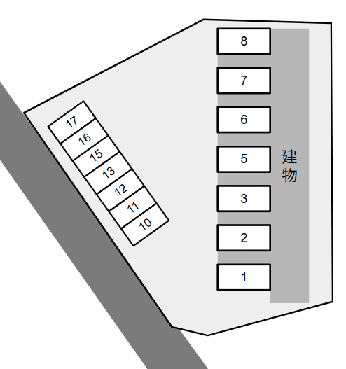 Ｌｉｅｎ　Ｆａｍｉｌｌｅの駐車配置図