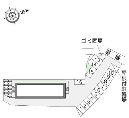 レイクバレー(13911)の駐車配置図