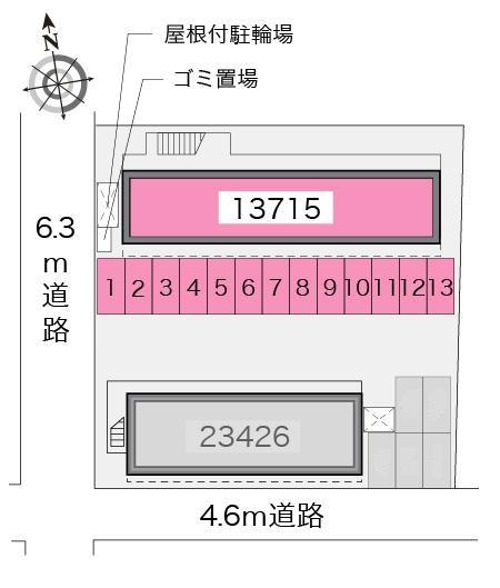 ＣＩＭＡ(13715)の駐車配置図