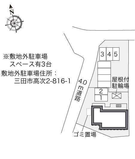 ＢＡＲＢＩＣＡＮ(28093)　敷地外駐車場の駐車配置図
