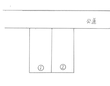 赤羽根54-1駐車場の駐車配置図