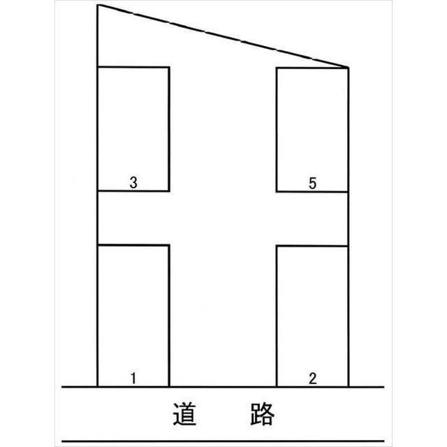 旭町Y駐車場の駐車配置図