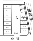 大戸公園南西パーキングの駐車場