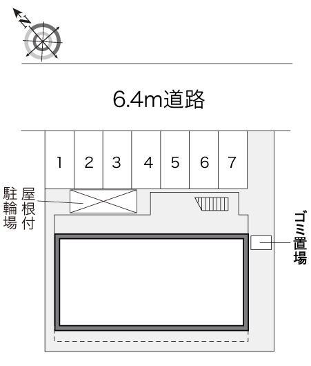 ヒルトップ(22232)の駐車配置図