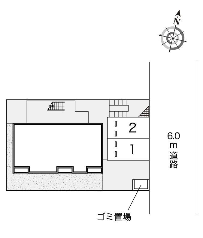 グリーンヒルズ(53261)の駐車配置図