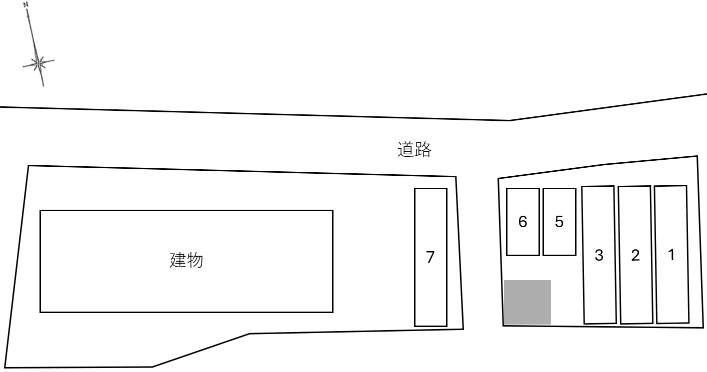 ｎａｔｉｖｅ　ｐｌａｃｅ　Ⅱの駐車配置図