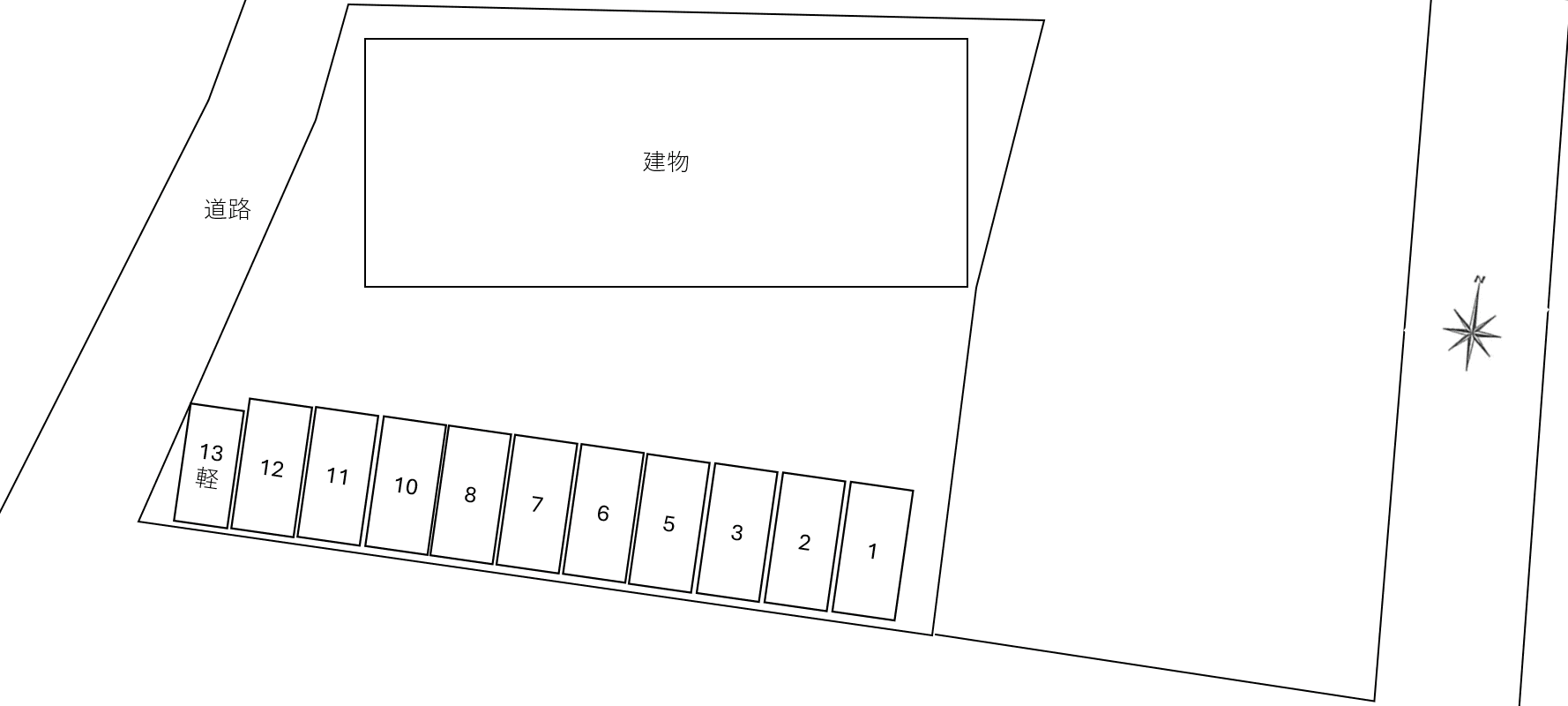 パーチの駐車配置図