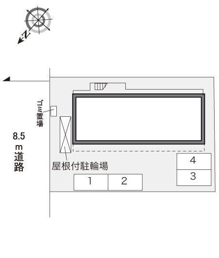 新都心マティダ(33803)の駐車配置図