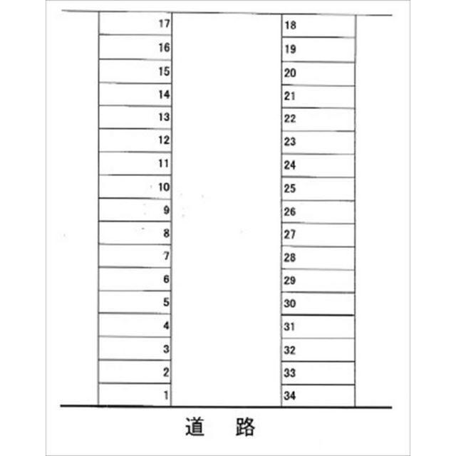 1003パーキングの駐車配置図