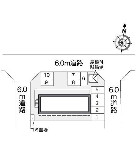 日出(27038)の駐車配置図