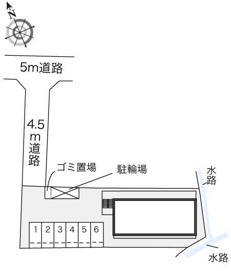 レイクさやま(22095)の駐車配置図