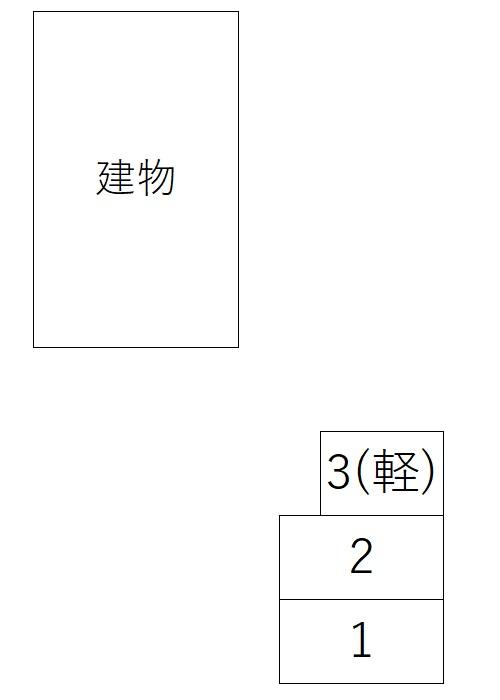 60079belle demeureの駐車配置図