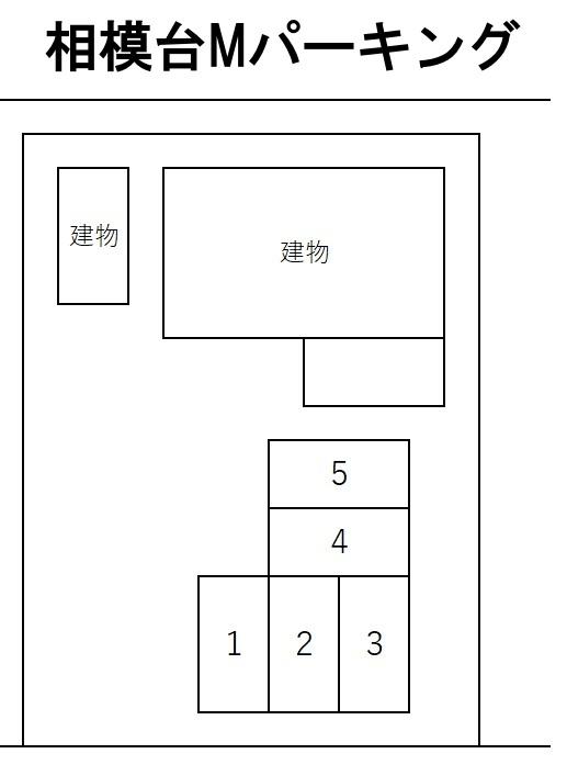 相模台Mパーキングの駐車配置図