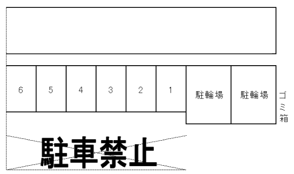 【外部貸し】ジュネスコート二番館の駐車配置図
