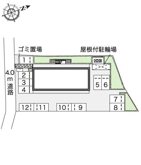 ル　パサージュ(45031)の駐車配置図