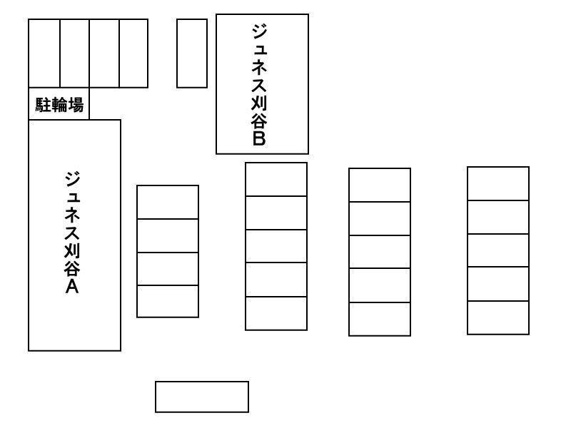 ジュネス刈谷駐車場の駐車配置図