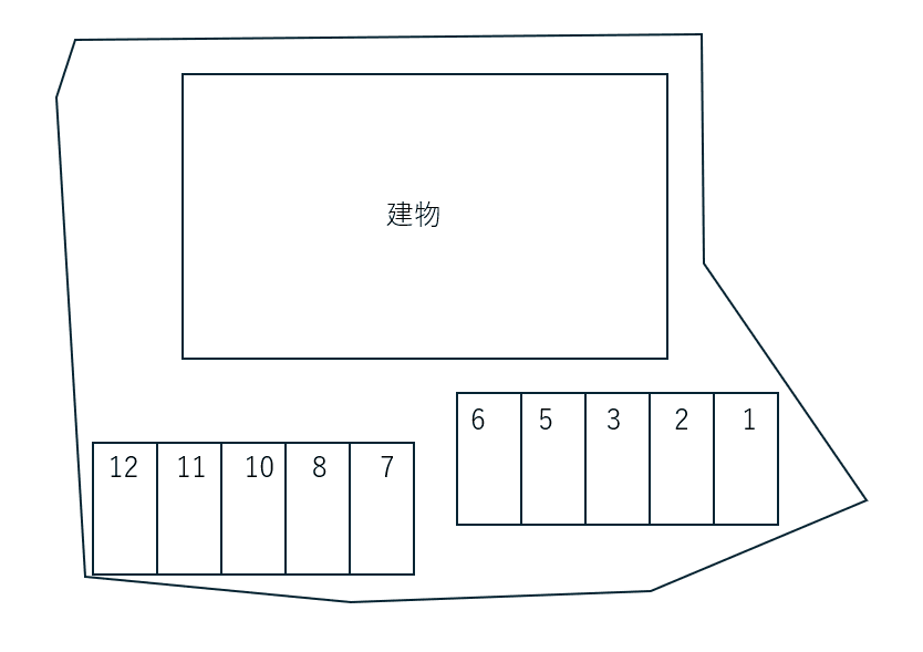オークフォレストの駐車配置図
